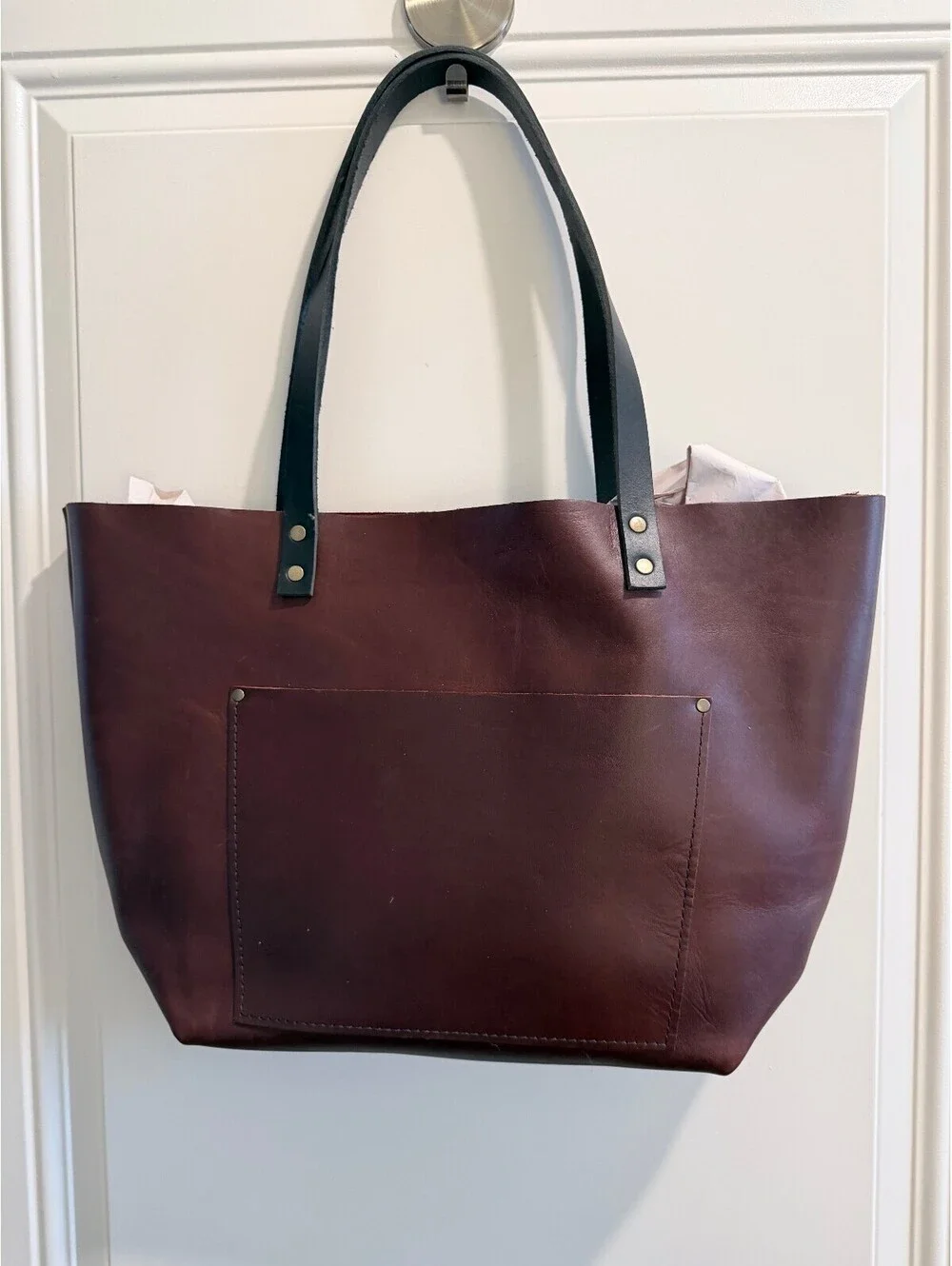 Portland Leather Goods  - Cognac Large Tote